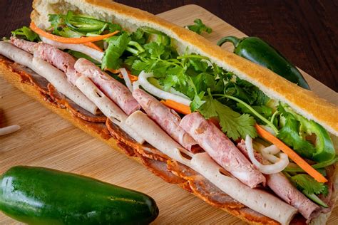 Paris bahn mi - Choose from our delicous Banh Mi sandwich, a delightful croissant, or a refreshing drink. We're sure you won't be disappointed. 